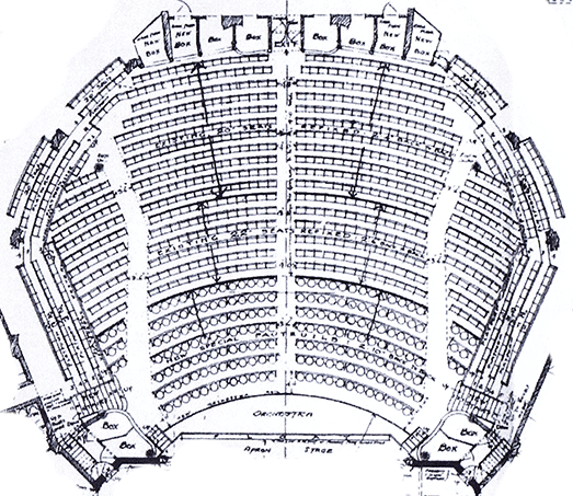 Seating plan 1915