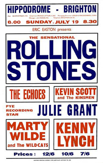 Brighton Hippodrome Rolling Stones