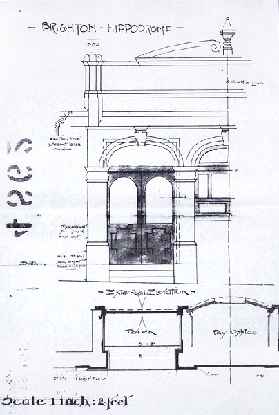 Matcham frontage detailing