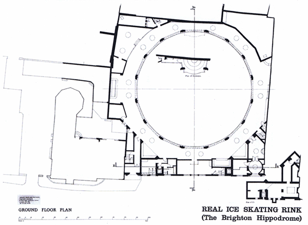 Skating rink plan: ground